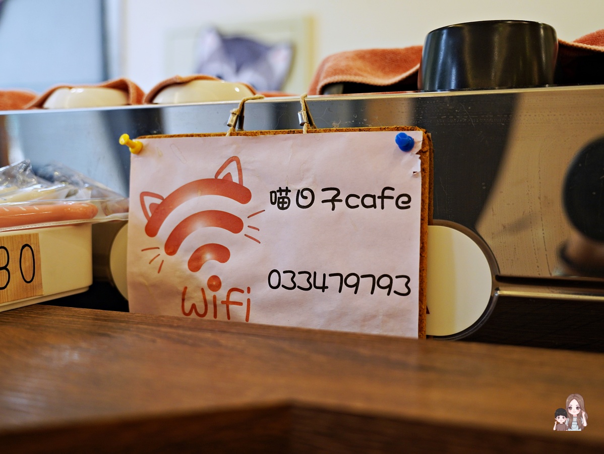 喵日子café 有免費高速wifi可以用，全世界咖啡館都是我的辦公室