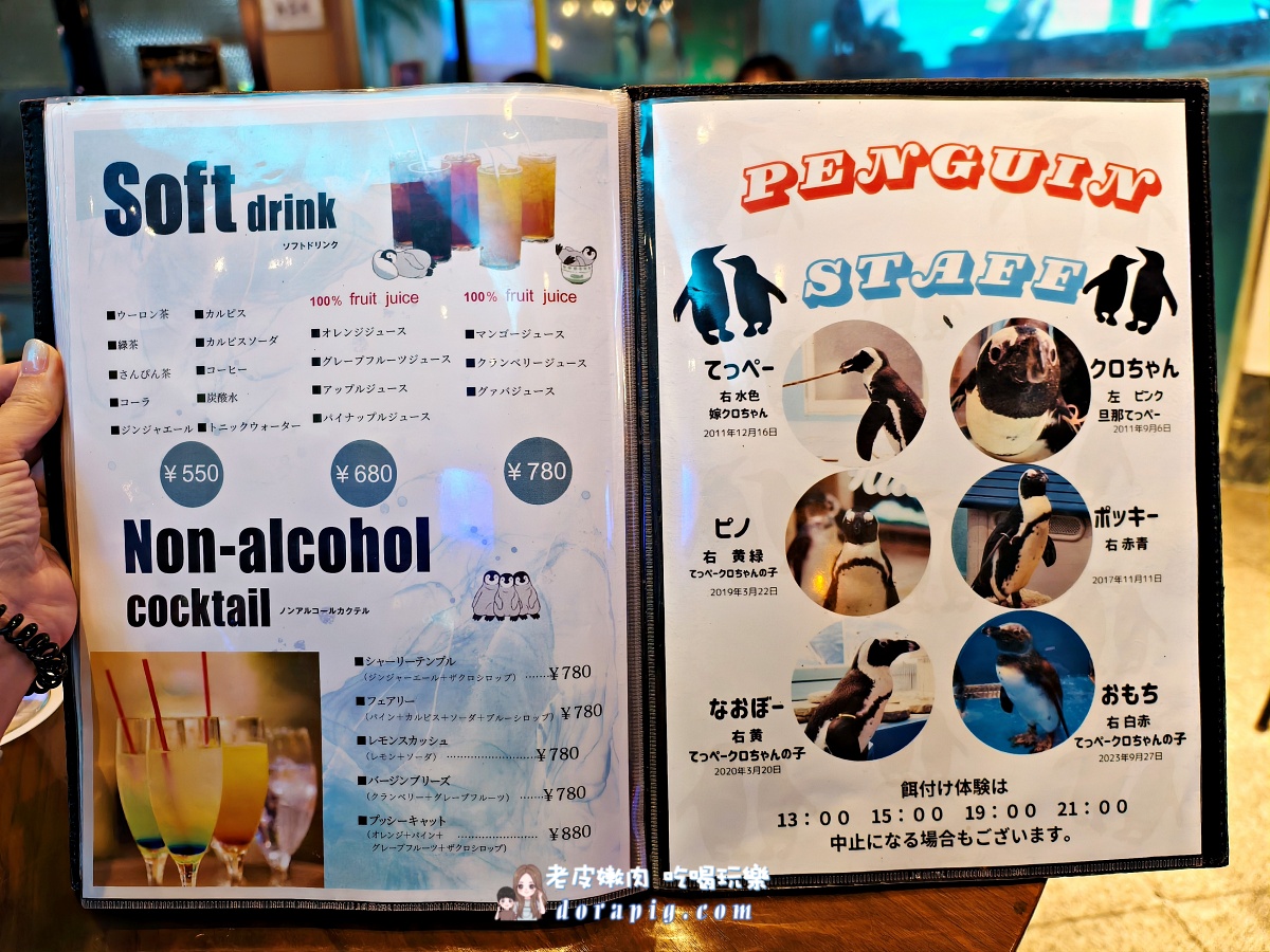 沖繩那霸夜生活新地標【企鵝居酒屋】 調酒、美食與超萌餵食秀一次滿足 - 老皮嫩肉的流水帳生活